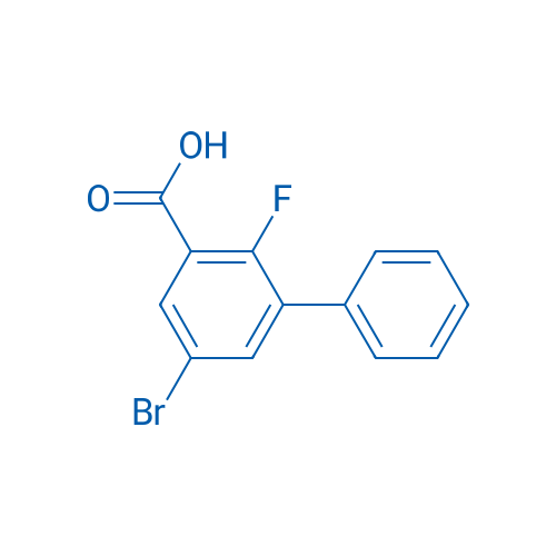 5-Bromo-2-fluoro-[1,1'-biphenyl]-3-carboxylic acid 250mg