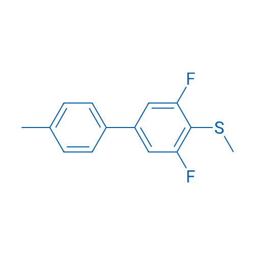 (3,5-Difluoro-4'-methyl-[1,1'-biphenyl]-4-yl)(methyl)sulfane 100mg