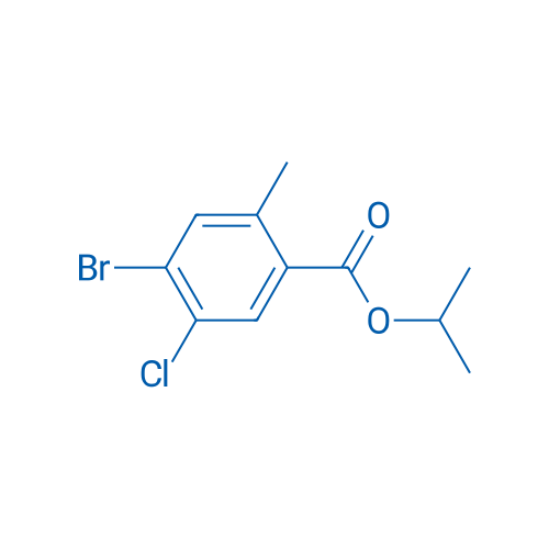 Isopropyl 4-bromo-5-chloro-2-methylbenzoate 100mg