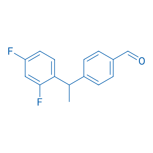 4-(1-(2,4-Difluorophenyl)ethyl)benzaldehyde 1g