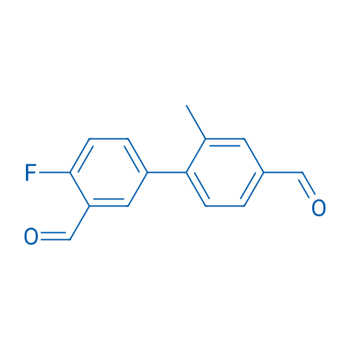 4-Fluoro-2'-methyl-[1,1'-biphenyl]-3,4'-dicarbaldehyde 100mg