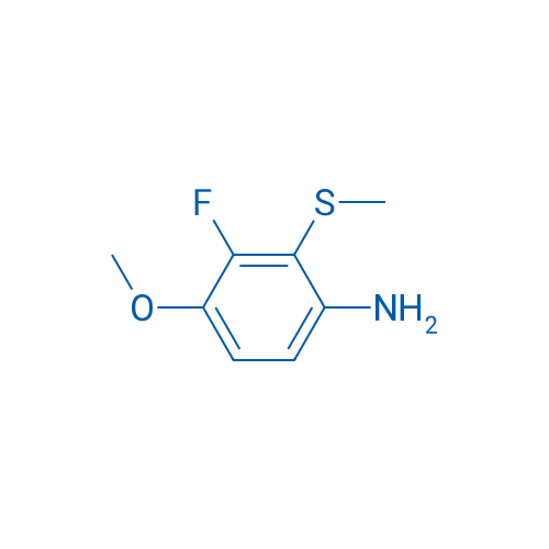 3-Fluoro-4-methoxy-2-(methylthio)aniline 100mg