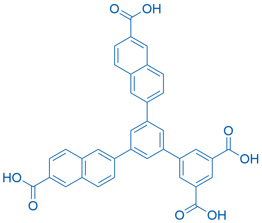 3',5'-Bis(6-carboxynaphthalen-2-yl)-[1,1'-biphenyl]-3,5-dicarboxylic acid 1g