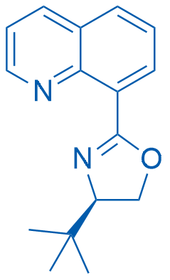 (R)-4-(tert-Butyl)-2-(quinolin-8-yl)-4,5-dihydrooxazole 250mg