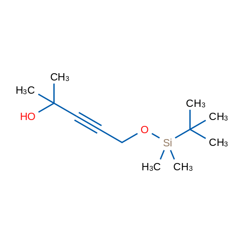 5-[[(1,1-dimethylethyl)dimethylsilyl]oxy]-2-methyl-3-Pentyn-2-ol 1g