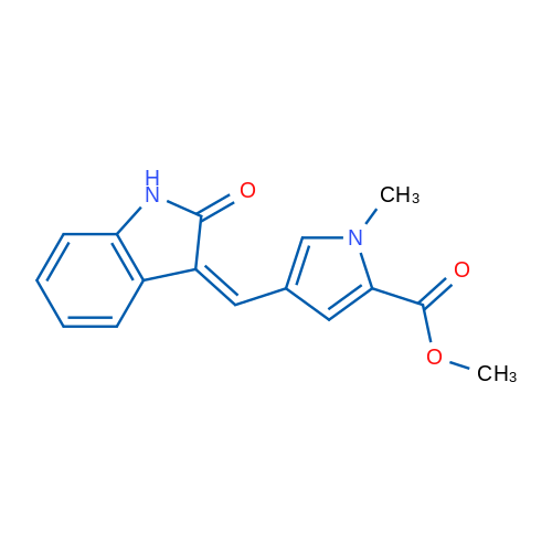 Methyl 1-methyl-4-{[(3Z)-2-oxo-2,3-dihydro-1H-indol-3-ylidene]methyl}-1H-pyrrole-2-carboxylate 1g