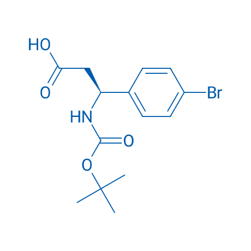 (S)-3-(4-Bromophenyl)-3-((tert-butoxycarbonyl)amino)propanoic acid 25g