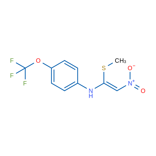 N-[(Z)-1-(Methylsulfanyl)-2-nitroethenyl]-4-(trifluoromethoxy)aniline 1g