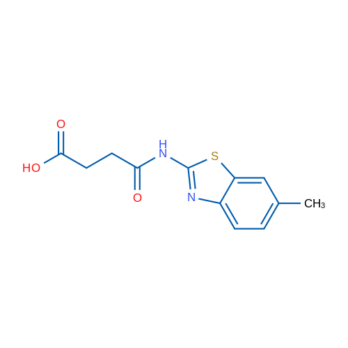 4-((6-Methylbenzo[d]thiazol-2-yl)amino)-4-oxobutanoic acid 5g