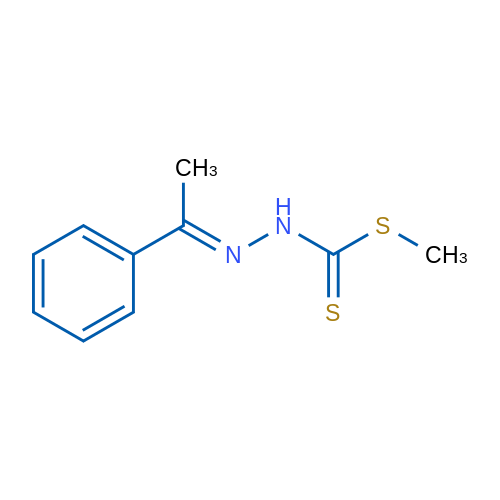 Methyl 2-(1-phenylethylidene)hydrazinecarbodithioate 1g