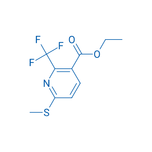 Ethyl 6-(methylthio)-2-(trifluoromethyl)nicotinate 1g