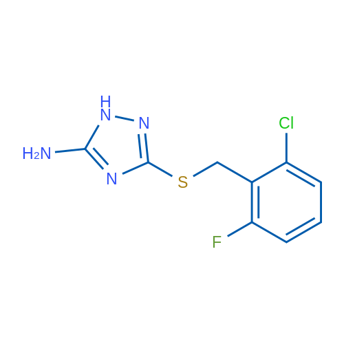 3-{[(2-chloro-6-fluorophenyl)methyl]sulfanyl}-1H-1,2,4-triazol-5-amine 1g