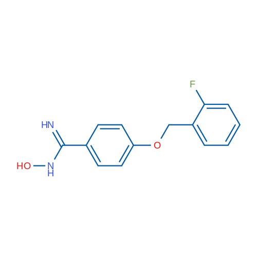 4-((2-Fluorobenzyl)oxy)-N-hydroxybenzimidamide 1g