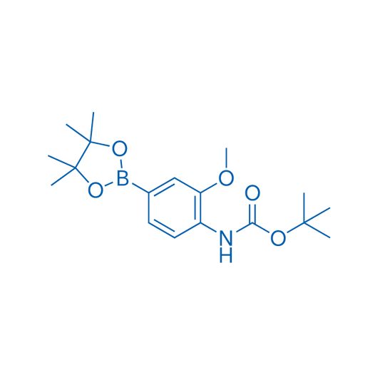 tert-Butyl (2-methoxy-4-(4,4,5,5-tetramethyl-1,3,2-dioxaborolan-2-yl)phenyl)carbamate 250mg