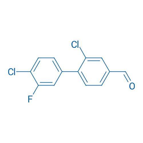 2,4'-Dichloro-3'-fluoro-[1,1'-biphenyl]-4-carbaldehyde 100mg