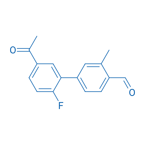 5'-Acetyl-2'-fluoro-3-methyl-[1,1'-biphenyl]-4-carbaldehyde 5g