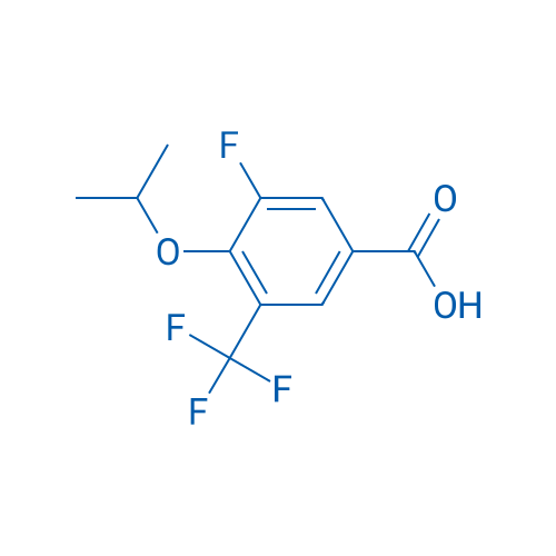 3-Fluoro-4-isopropoxy-5-(trifluoromethyl)benzoic acid 100mg