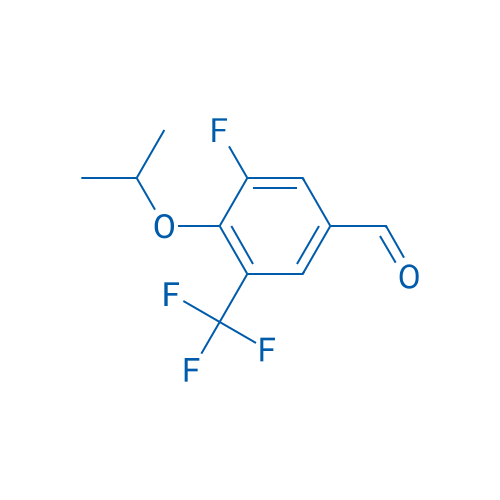3-Fluoro-4-isopropoxy-5-(trifluoromethyl)benzaldehyde 100mg
