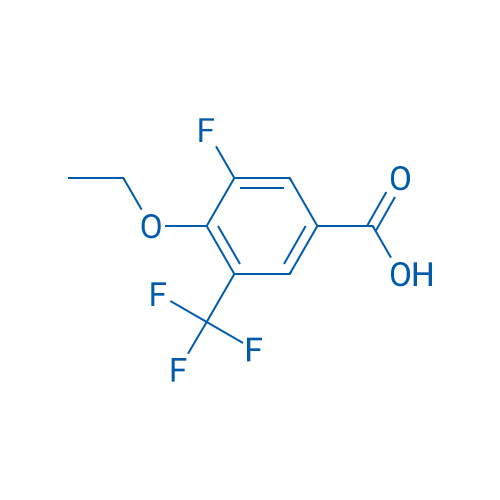 4-Ethoxy-3-fluoro-5-(trifluoromethyl)benzoic acid 250mg