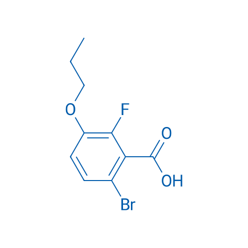 6-Bromo-2-fluoro-3-propoxybenzoic acid 1g