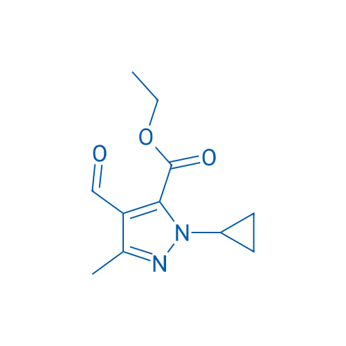 Ethyl 1-cyclopropyl-4-formyl-3-methyl-1H-pyrazole-5-carboxylate 1g