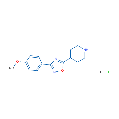 4-[3-(4-Methoxyphenyl)-1,2,4-oxadiazol-5-yl]piperidine hydrochloride 1g