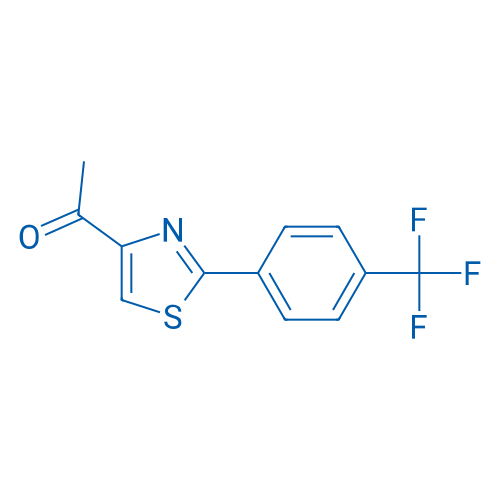 1-(2-(4-(Trifluoromethyl)phenyl)thiazol-4-yl)ethanone 1g