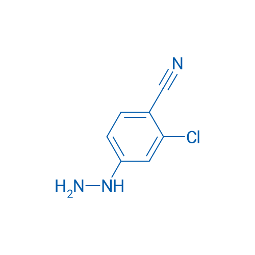 2-Chloro-4-hydrazinylbenzonitrile 250mg