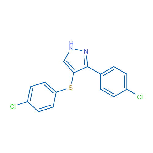 3-(4-Chlorophenyl)-4-[(4-chlorophenyl)sulfanyl]-1H-pyrazole 1g