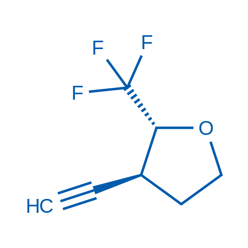 (2R,3S)-3-Ethynyl-2-(trifluoromethyl)tetrahydrofuran 100mg