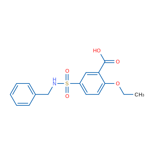 5-(Benzylsulfamoyl)-2-ethoxybenzoic acid 1g