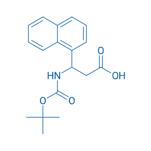 3-((tert-Butoxycarbonyl)amino)-3-(naphthalen-1-yl)propanoic acid 100mg