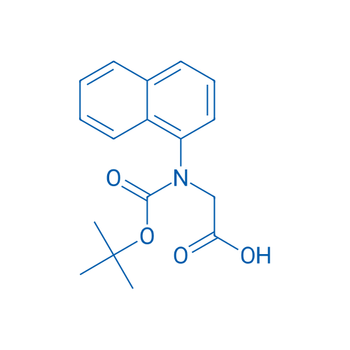 2-((tert-Butoxycarbonyl)(naphthalen-1-yl)amino)acetic acid 250mg