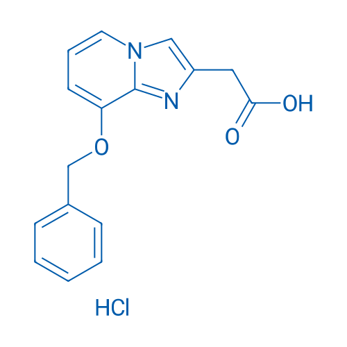 2-(8-(Benzyloxy)imidazo[1,2-a]pyridin-2-yl)acetic acid hydrochloride 5g