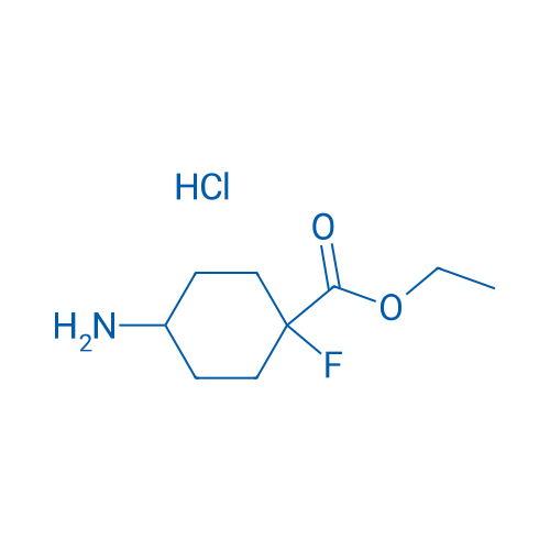 Ethyl 4-amino-1-fluorocyclohexane-1-carboxylate hydrochloride 250mg