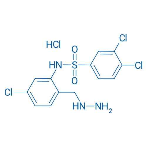 3,4-Dichloro-N-(5-chloro-2-(hydrazinylmethyl)phenyl)benzenesulfonamide hydrochloride 1g