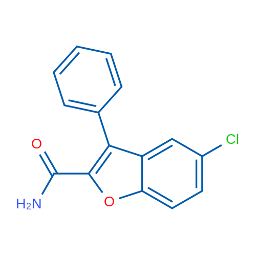 5-Chloro-3-phenylbenzofuran-2-carboxamide 1g
