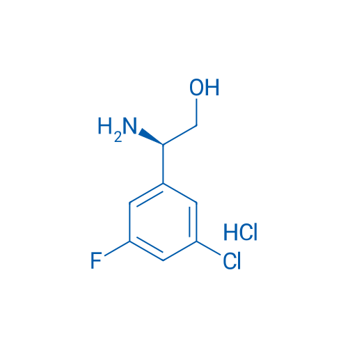 (R)-2-Amino-2-(3-chloro-5-fluorophenyl)ethan-1-ol hydrochloride 250mg