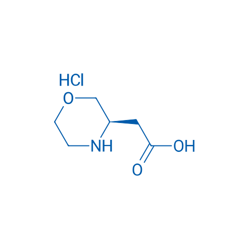(R)-2-(Morpholin-3-yl)acetic acid hydrochloride 100mg
