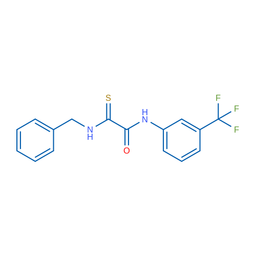 1-(Benzylcarbamothioyl)-N-[3-(trifluoromethyl)phenyl]formamide 1g