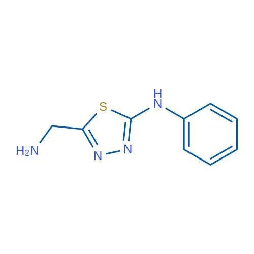 5-(Aminomethyl)-N-phenyl-1,3,4-thiadiazol-2-amine 1g