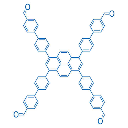 4',4''',4''''',4'''''''-(Pyrene-1,3,6,8-tetrayl)tetrakis(([1,1'-biphenyl]-4-carbaldehyde)) 1g