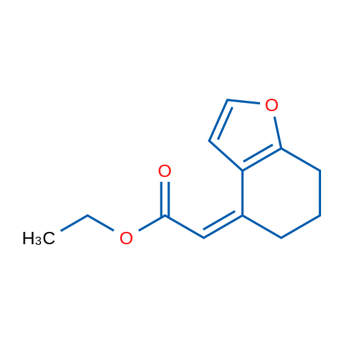 Ethyl 2-[(4Z)-4,5,6,7-tetrahydro-1-benzofuran-4-ylidene]acetate 1g