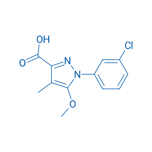 1-(3-Chlorophenyl)-5-methoxy-4-methyl-1H-pyrazole-3-carboxylic acid 1g