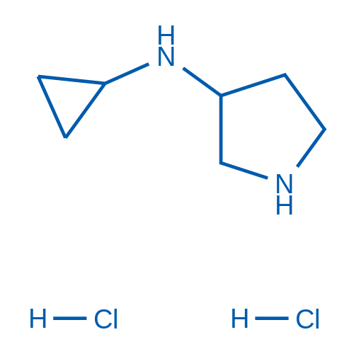 N-Cyclopropylpyrrolidin-3-amine dihydrochloride 1g