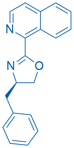 (R)-4-Benzyl-2-(isoquinolin-1-yl)-4,5-dihydrooxazole 1g