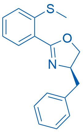 (R)-4-Benzyl-2-(2-(methylthio)phenyl)-4,5-dihydrooxazole 1g