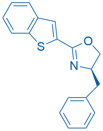 (R)-2-(Benzo[b]thiophen-2-yl)-4-benzyl-4,5-dihydrooxazole 250mg