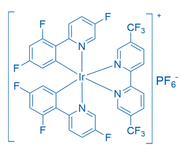 [5,5'-Bis-trifluoromethyl]bis[3,5-difluoro-2-(5-fluoro-2-pyridinyl)phenyl]iridium(III) hexafluorophosphate 250mg