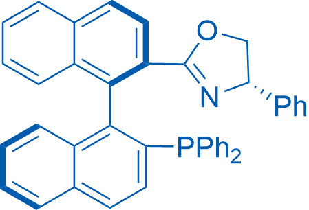 (S)-2-((R)-2'-(Diphenylphosphanyl)-[1,1'-binaphthalen]-3-yl)-4-phenyl-4,5-dihydrooxazole 1g